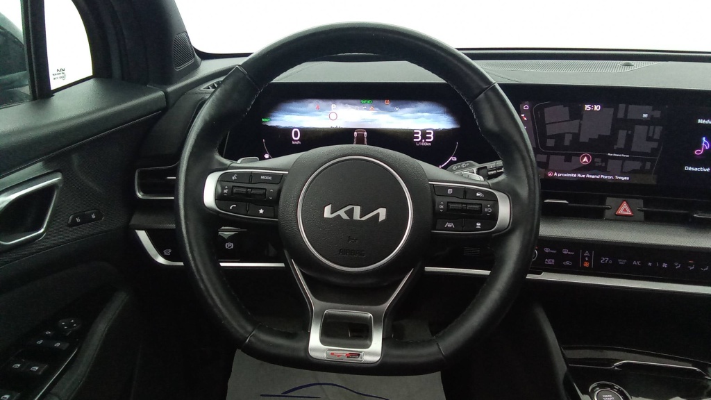 KIA Sportage GT Line Premium 1.6 T-GDI 265 ISG HYBRIDE RECHARGEABLE BVA6 4X4 GT LINE PREMIUM +ATTELAGE AMOVIBLE - ref: 5-1392968 - Photo 14