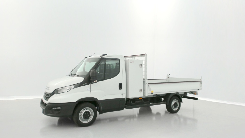 IVECO Daily 35S14 2.3 136ch 3750 Benne + Coffre JPM - ref: 8-GLI00012131 - Photo 19