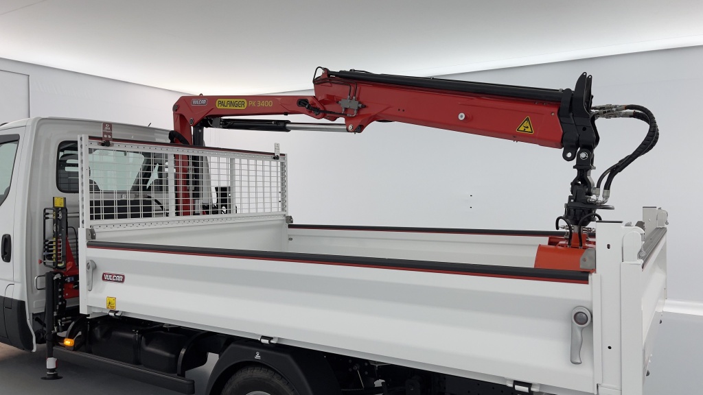 IVECO Daily 35S14H 3750 2.3 136ch Benne Alu JPM + Grue PK 3400 + Pince - ref: 8-GLI00271626 - Photo 10