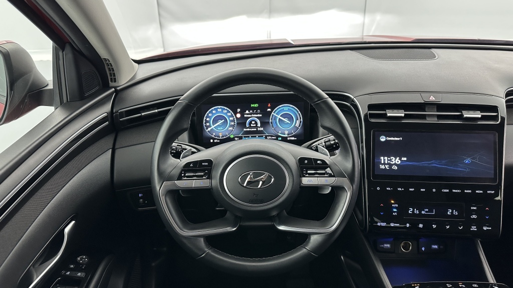 HYUNDAI Tucson III 1.6 T-GDI 230ch Hybrid Creative BVA6 - ref: 8-GLI00012218 - Photo 13