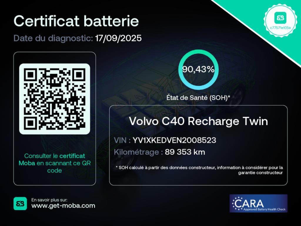 VOLVO C40 C 40 Recharge Twin Electric AWD Ultimate Elektro 408hp AWD - ref: 7-47357 - Photo 19