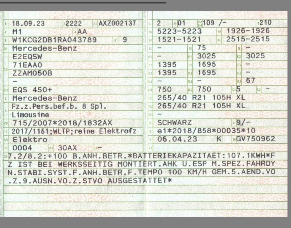 MERCEDES EQS AMG-Line 450 - ref: 7-55983 - Photo 14