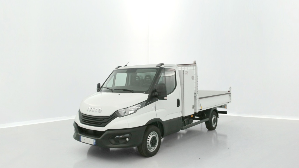 IVECO Daily 35S14 2.3 136ch 3750 Benne + Coffre JPM - ref: 8-GLI00012131 - Photo 3