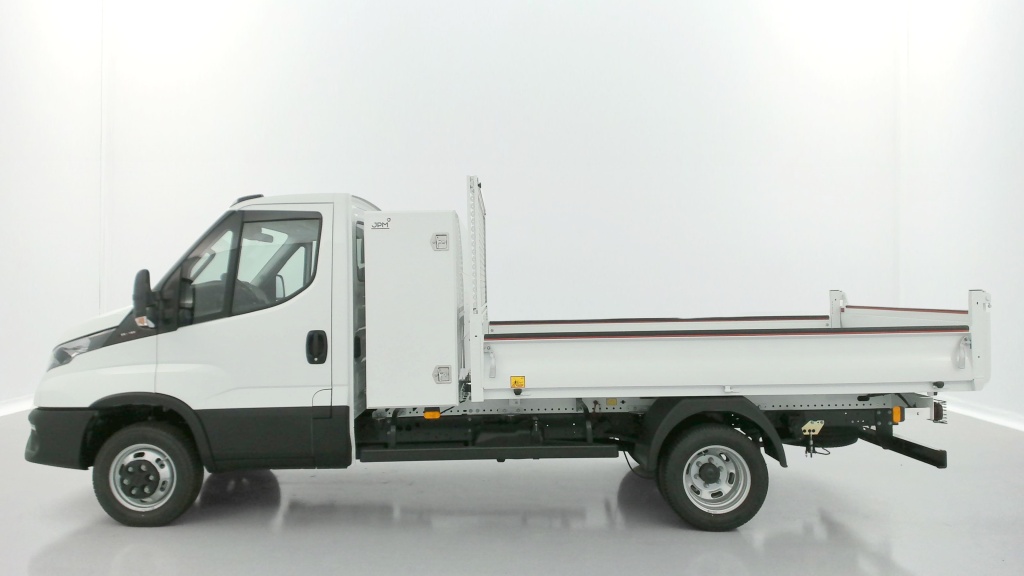 IVECO Daily 35C16H 3.0 160ch 3750 QUAD-TOR Benne + Coffre - ref: 8-GLI00026435 - Photo 4