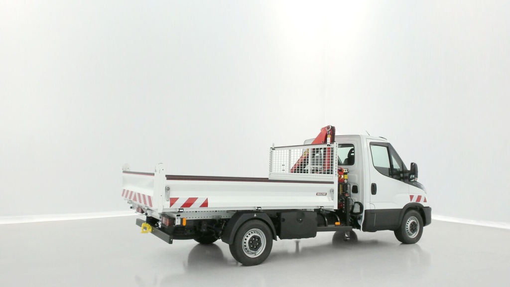 IVECO Daily 35S14H 3750 2.3 136ch Benne Alu JPM + Grue PK 2900 - ref: 8-GLI00270998 - Photo 20